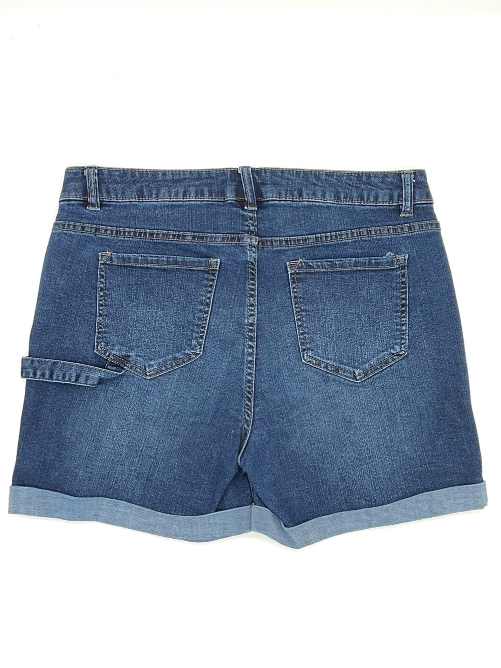 d. jeans Five Pocket Cuffed Denim Shorts, 12 - Picture 2 of 6